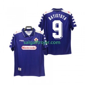 ACF Fiorentina BASTUTA 9 1999 Fodboldtrøjer Retro Hjemmebanesæt 1998 Kort ærmer